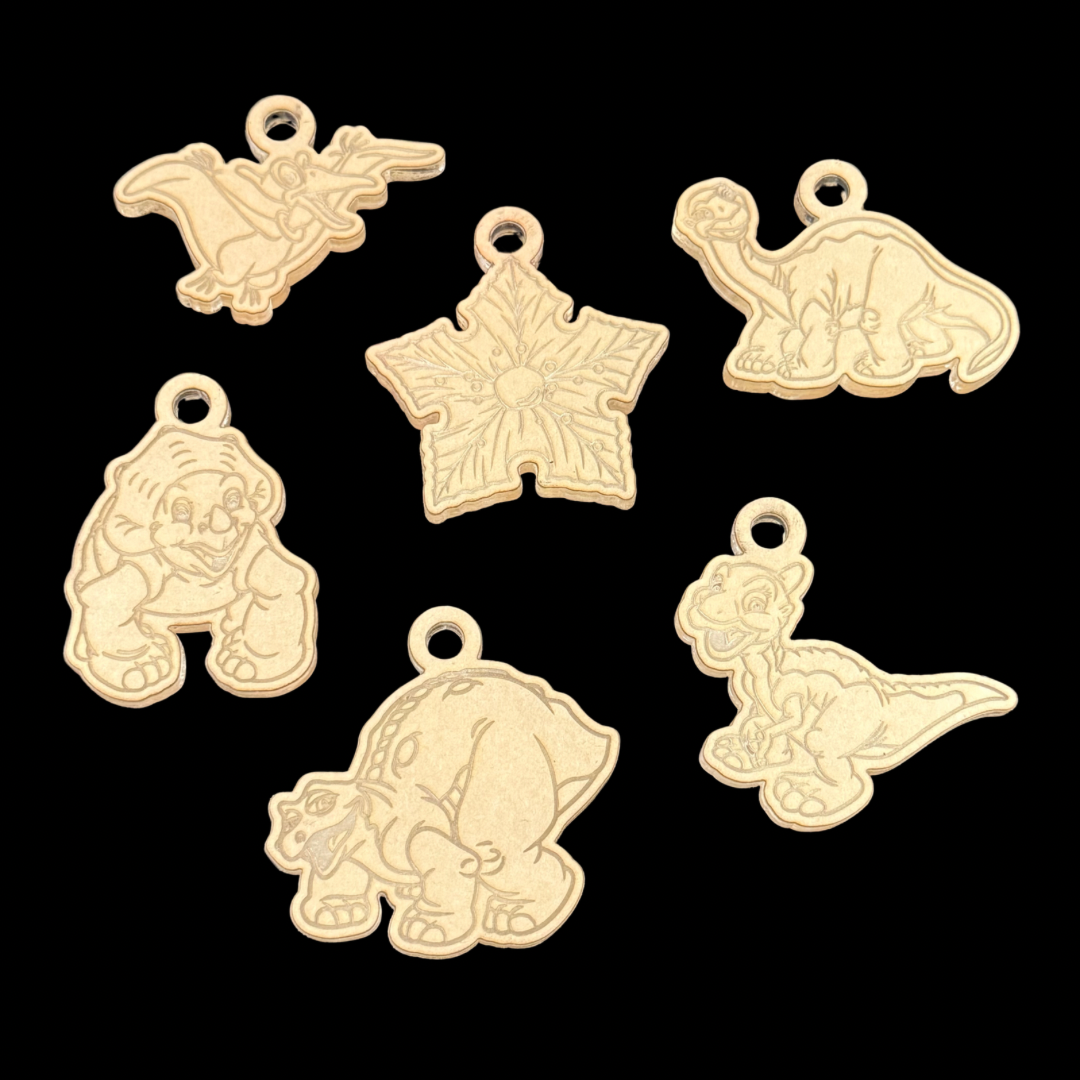 Dinosaur Keychain Blanks Set