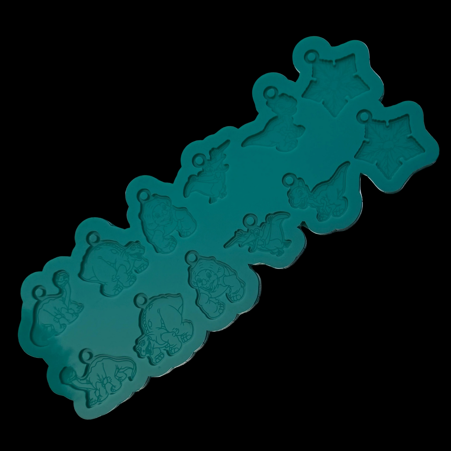 Dinosaur Earrings Palette Mold