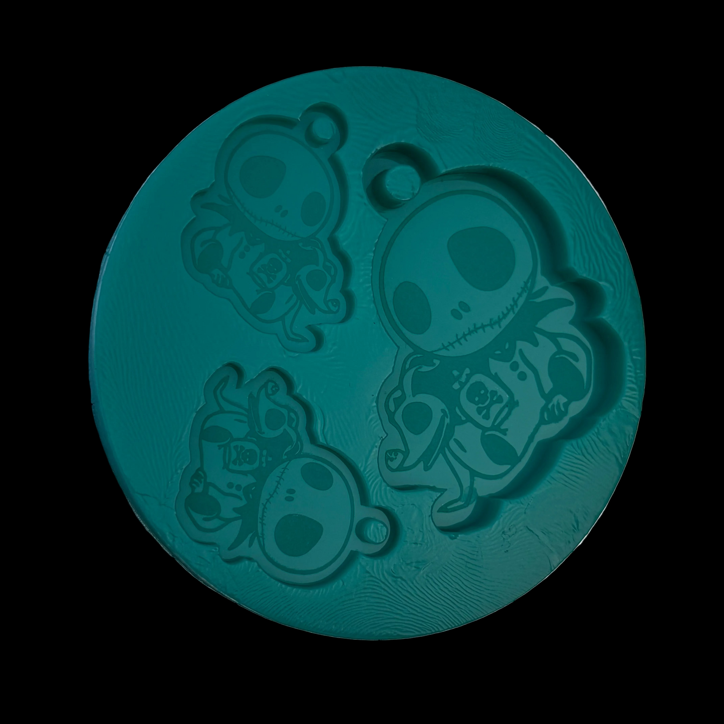 Ghost Dog Keychain & Earrings Palette Mold