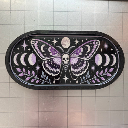 Celestial Moth Resin Tray