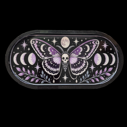 Celestial Moth Resin Tray