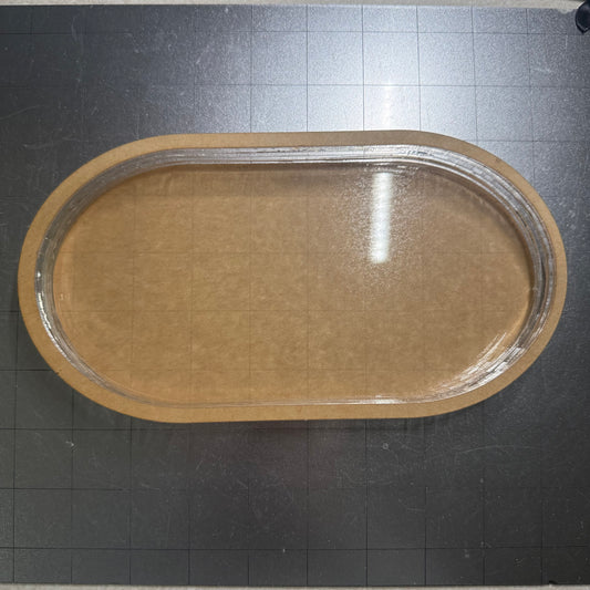 Pill Tray Acrylic Blank for Mold Making  with Attached Housing