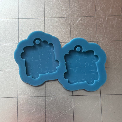 Puzzle Piece Earrings Mold