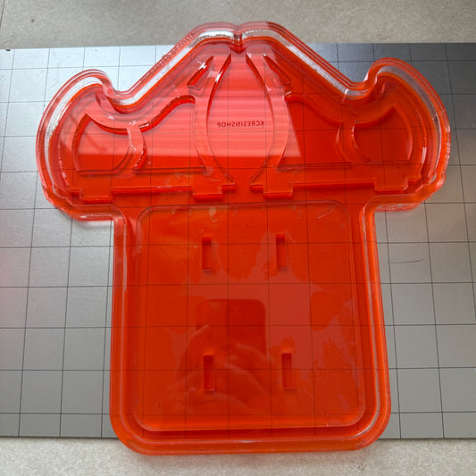 Used Game Controller Stand Acrylic Blank for Mold Making with Attached Housing
