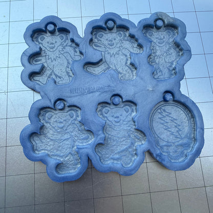Grateful Bears Keychain Palette Mold