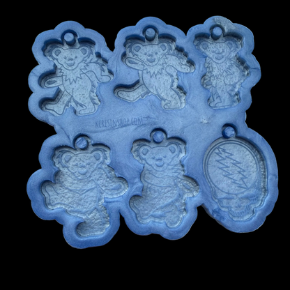 Grateful Bears Keychain Palette Mold