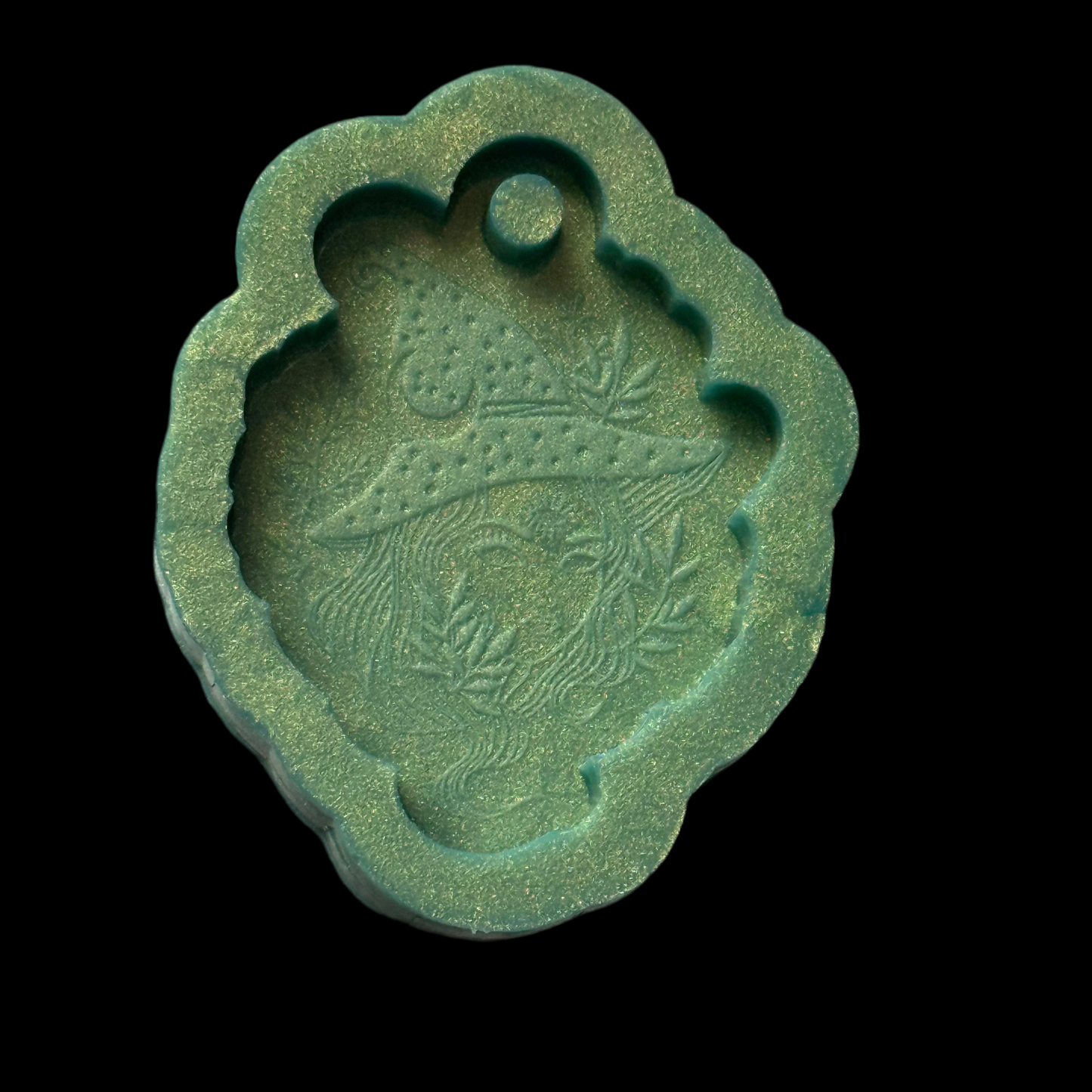 Gretchen Witch Keychain Mold first pour