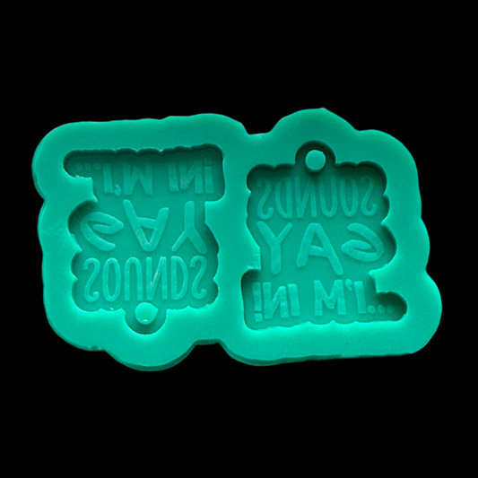 Sounds Gay Earrings Mold