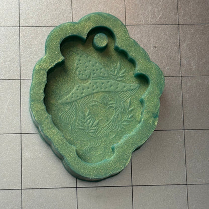 Gretchen Witch Keychain Mold first pour
