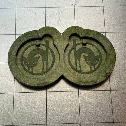 Scaredy Cat Earrings Mold