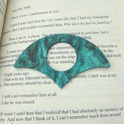 Sparkly Turquoise Page Holder
