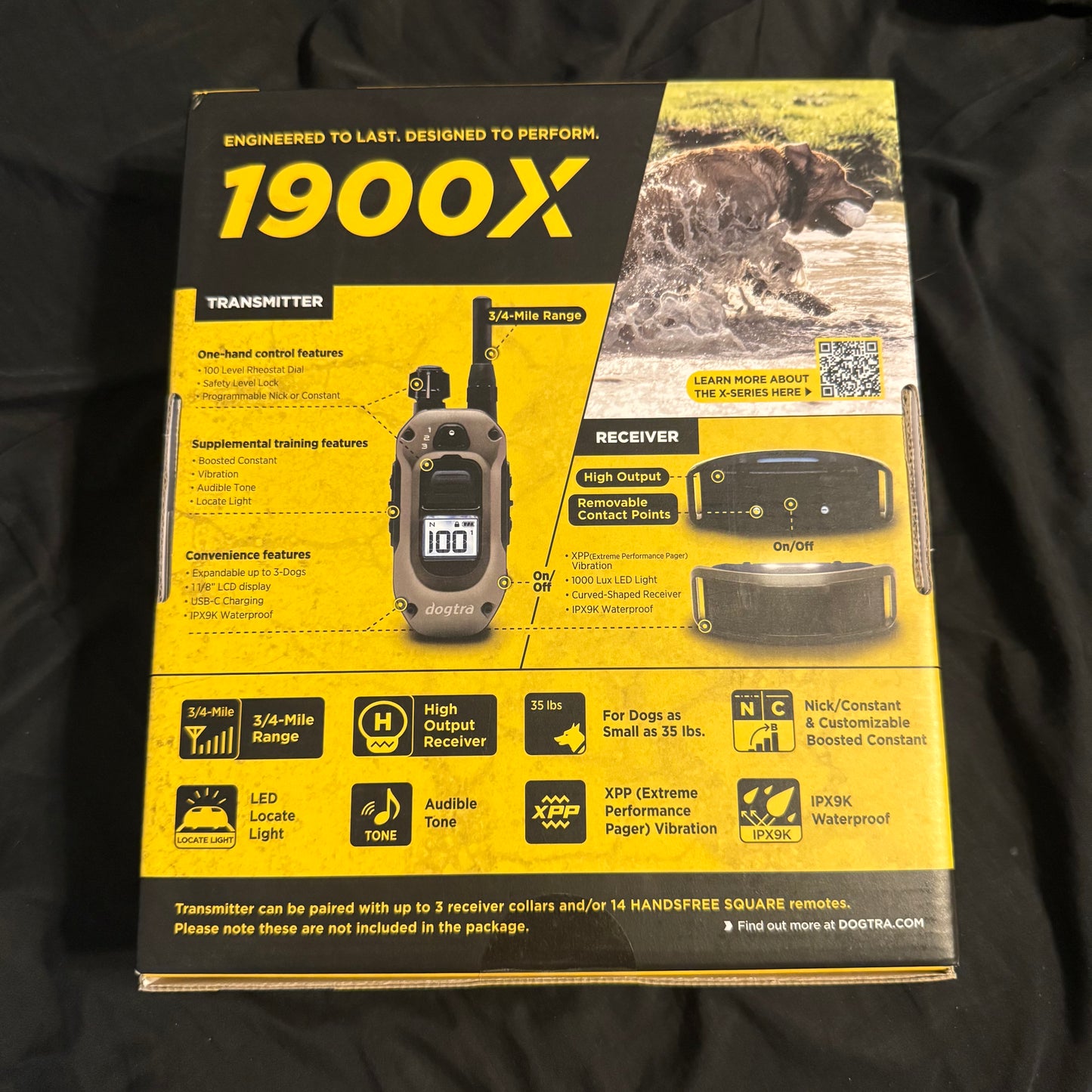 Dogtra 1900X 2-Dog Training Collar – New in Box