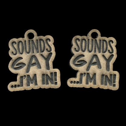 Sounds Gay Earrings Mold