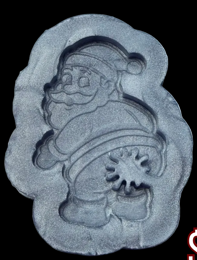 Santa Bread Clip Mold